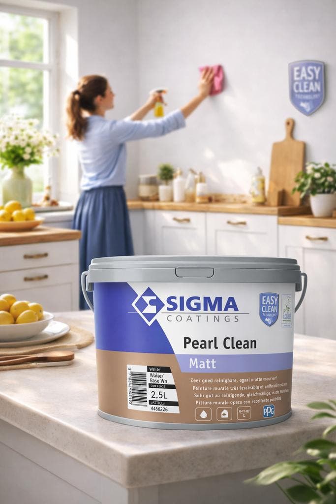 Pearl Clean Matt 2,5 liter, Doe-het-zelf en Verbouw, Verf, Beits en Lak, Nieuw, Ophalen of Verzenden