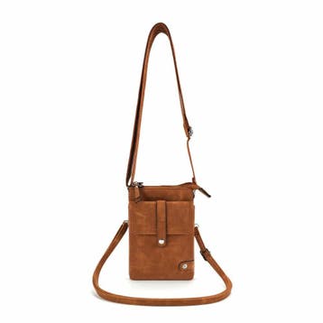 Kleine Dames Schoudertas - Platte Tas Veel Vakken, Nieuw
