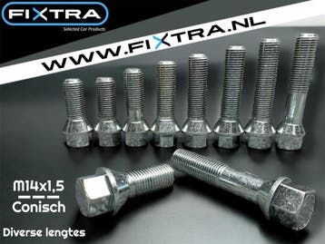 Wielbouten M14x1,5 Conisch 40mm (M14 x 1,5)