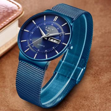 Kwarts Uurwerk Heren - Anoloog Luxe Horloge voor Mannen, Verzenden, Nieuw, Lige