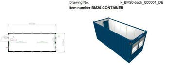 Nieuwe kantoorcontainer te koop!