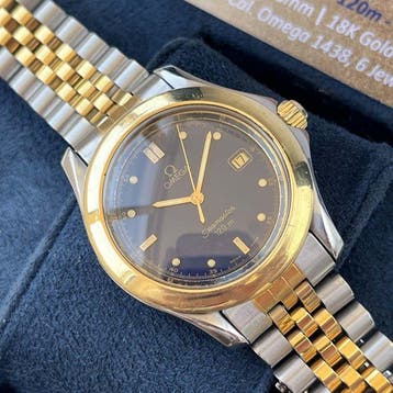 Omega - Seamaster 120M - 18K Gold Bezel - Cal. 1438 6 Jewels, Nieuw