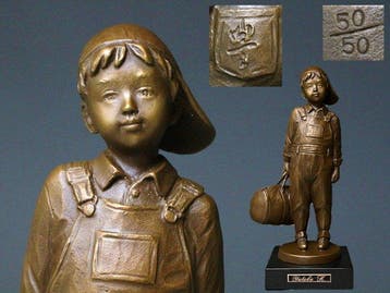 Boy with Travel Bag, Limited Edition No. 50/50, with Box &