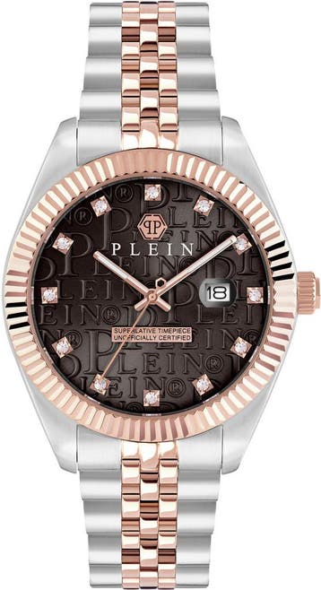 Philipp Plein PWMFA0625 Date Superlative Gent horloge, Sieraden, Tassen en Uiterlijk, Overige merken, Staal, Verzenden, Polshorloge