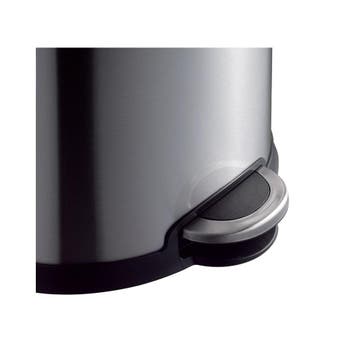 EKO Ellipse Step Bin 12 ltr - Mat RVS, Verzenden, Nieuw