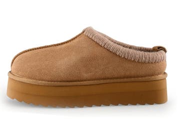 Colors of California Pantoffels in maat 41 Beige, Verzenden, Beige, Zo goed als nieuw, Pantoffels of Sloffen