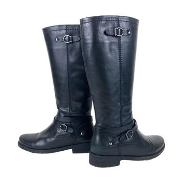 Jenny by ARA - Leren dames laarzen - Zwart - Maat 38,5 (5,5), Nieuw