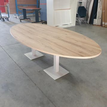 Pedrali ovale vergadertafel met NIEUW blad - 240x120 cm, Ophalen of Verzenden, Nieuw in verpakking