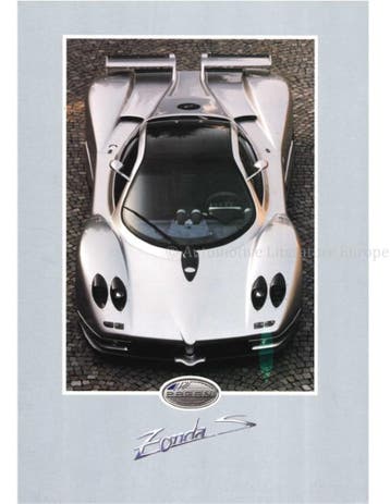 2000 PAGANI ZONDA C12 S BROCHURE, Nieuw, Author