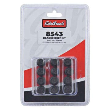 Exhaust Header Bolts, M8-1.25 X 25mm, Black Oxide, Auto-onderdelen, Ophalen of Verzenden, Nieuw