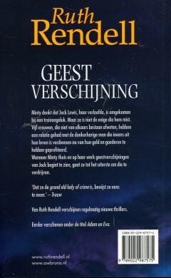 Geestverschijning 9789022987575 Ruth Rendell, Boeken, Thrillers, Verzenden, Gelezen, Ruth Rendell