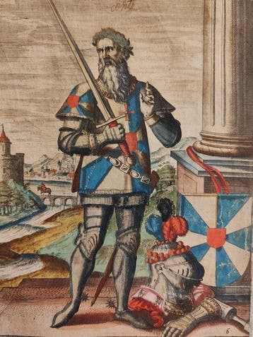 Cornelis Martin (1567-1621) - Baldovino IV detto Braccio di