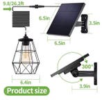Solar Hanglamp – LED Zonne-energie IP65 Binnen en Buiten, Huis en Inrichting, Lampen | Hanglampen, Verzenden, Nieuw