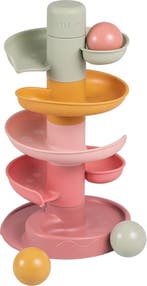 Little Dutch Spiraaltoren Roze - Knikkerbaan - 5 delen - 3, Ophalen of Verzenden, Zo goed als nieuw