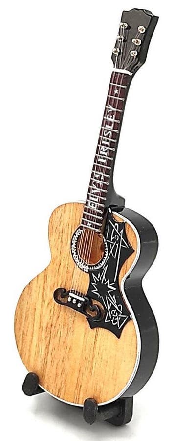 Baby miniatuur replica Epiphone EJ-200E gitaar 15 cm - Elvis, Ophalen of Verzenden, Nieuw, Pop, Beeldje of Miniatuur