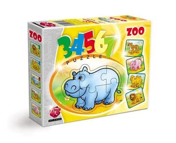 Dierentuin (Kinderpuzzels, Puzzels), Ophalen of Verzenden, Nieuw, Overige typen