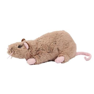 Pluche rat knuffel - bruin - 22 cm - dierenknuffel, Kinderen en Baby's, Verzenden, Nieuw