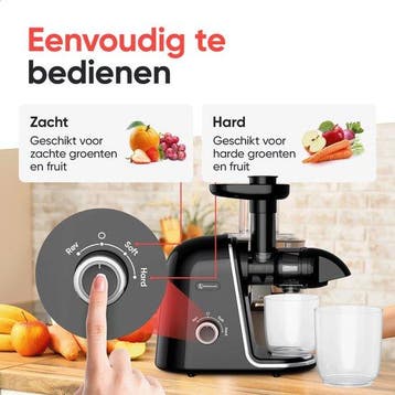2dekans | Kitchenwell Slowjuicer - 700ml - Juicer met, Ophalen of Verzenden, Zo goed als nieuw