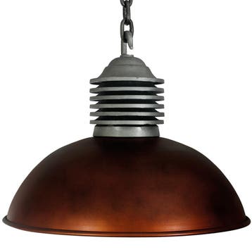 Hanglamp Old Industry XXL Copper Look Binnenverlichting, Huis en Inrichting, Lampen | Hanglampen, Verzenden, Nieuw