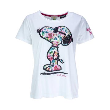 Princess goes Hollywood • wit Snoopy t-shirt flower • 36, Princess goes Hollywood, Verzenden, Wit, Nieuw