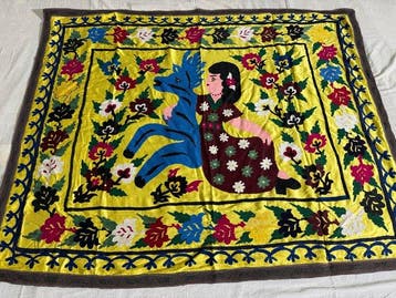 Suzane Kilim - Suzane Tapijt, Bankhoes, Bedhoes,, Nieuw