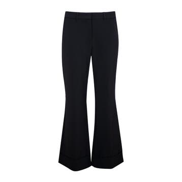 Cambio • zwarte flared pantalon • 36, Kleding | Dames, Cambio, Verzenden, Zwart, Nieuw