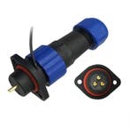 Male + chassis connector - 12/24V - waterdichte kabelverbind, Ophalen of Verzenden, Nieuw