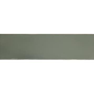Wandtegel Tebe Vintage 7.5x30 cm Mat Olijf Groen  (prijs per, Ophalen of Verzenden, Nieuw