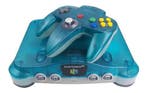Nintendo N64 Console - Ice Blue Clear / Blauw, Spelcomputers en Games, Spelcomputers | Nintendo 64, Verzenden, Zo goed als nieuw
