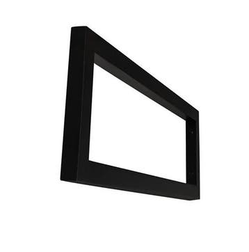 Mat-zwarte vierkante supportbeugel 40x14, Verzenden, Nieuw