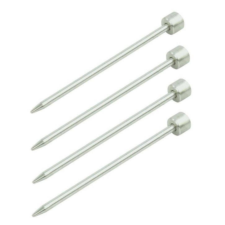 ProPlus Rotspen met platte kop - Aluminium - 15 cm - Set..., Caravans en Kamperen, Kampeeraccessoires, Nieuw, Ophalen of Verzenden