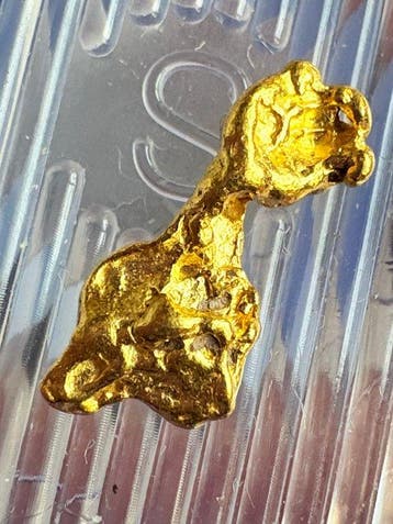 Goud Goud nugget- 0.39 g - (1), Nieuw