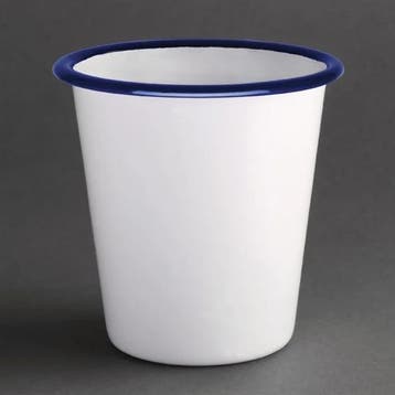 Emaille beker | RVS | 310ml | 6 stuks, Verzenden