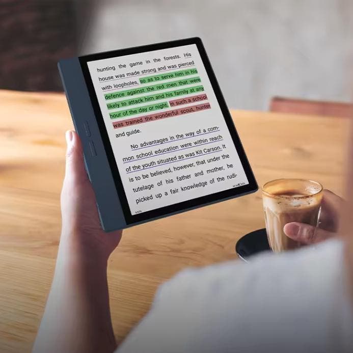 7 Inch E-Reader Kleurenscherm 8GB 128GB 4G Android, Boeken, E-books