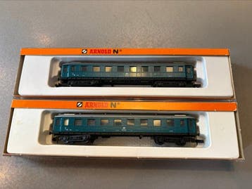 Arnold N - Modeltrein personenwagonset (2) - 2 Personenwagen, Hobby en Vrije tijd, Modeltreinen | N-Spoor, Nieuw