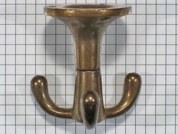 Kapstokhaak onderbouw brons antiek, Verzenden, Nieuw