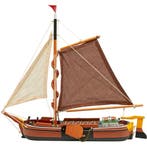Skutsje Model 38cm Bruin, Ophalen of Verzenden, Nieuw