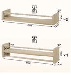 Set van 3 Kinder Boekenplanken – Houten Wandrek Speelgoed, Huis en Inrichting, Kasten | Overige, Verzenden, Nieuw