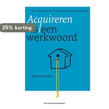 Acquireren is een werkwoord 9789089652539 Marcel Hoefman, Verzenden, Gelezen, Marcel Hoefman