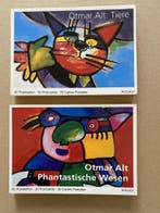 Otmar Alt - Pop-Art - Abstractie Kleur - 2 Postkaartenboeken, Verzenden, Zo goed als nieuw, Schilder- en Tekenkunst