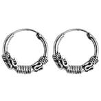 Fako Bijoux - Bali Oorringen - Kisumu - 15mm - Zilverkleurig, Verzenden, Nieuw