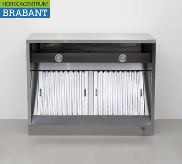 HCB RVS Afzuigkap Dampkap met lamellen filters Premium-line, Ophalen of Verzenden, Nieuw in verpakking