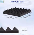 24x Piramide Akoestische Schuimpanelen 30x30x5cm, Verzenden, Nieuw