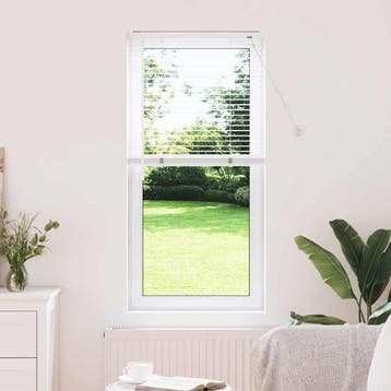 vidaXL Venetiaanse jaloezie Wit 130 x 65 cm 25 mm Aluminium, Verzenden, Nieuw, Wit