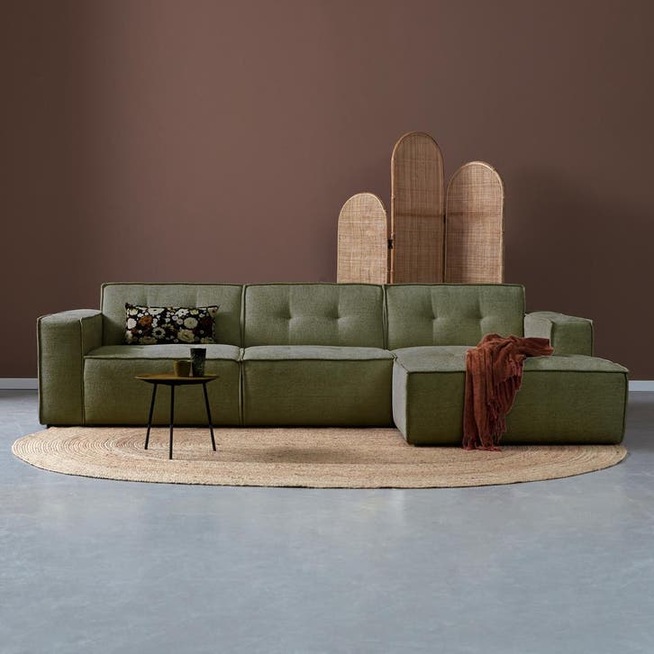 *WOONWINKEL* PEPP Interiors Flow Moderne Hoekbank Met Stikse, Huis en Inrichting, Banken | Bankstellen, Nieuw, Verzenden