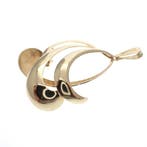 Gouden fantasie hanger (Hanger of bedel), Sieraden, Tassen en Uiterlijk, Bedels, Ophalen of Verzenden, Gebruikt, Goud, Overige merken