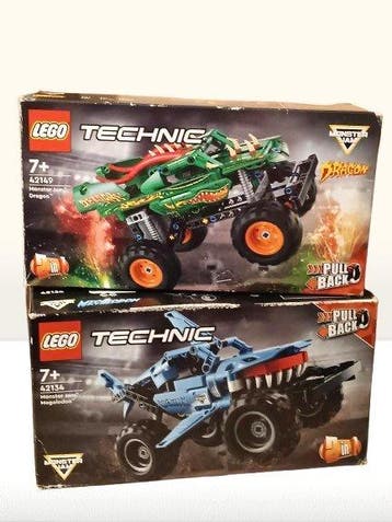 Lego - 42134, 42149 - Lego Technic - SUPER ZESTAW - Monster, Nieuw