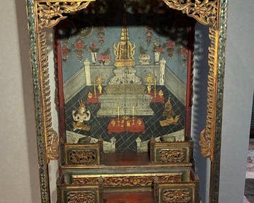 Autel Thai - Hout - Thailand - Chulalongkorn: Rama V, Antiek en Kunst
