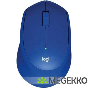 Logitech Mouse M330 Silent Plus Blauw Draadloze Muis, Verzenden, Nieuw, Logitech