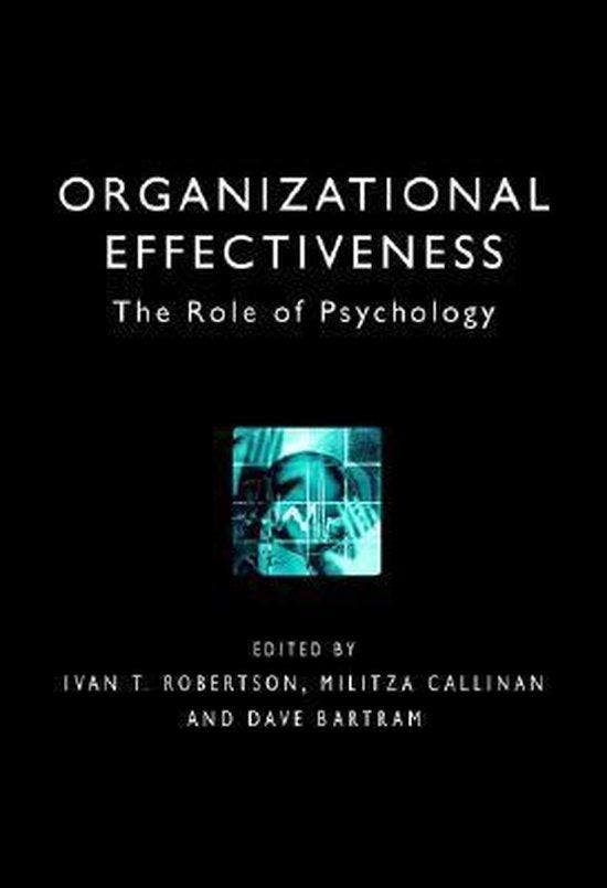 Organizational Effectiveness 9780471492641 IT Robertson, Boeken, Taal | Engels, Gelezen, Verzenden
